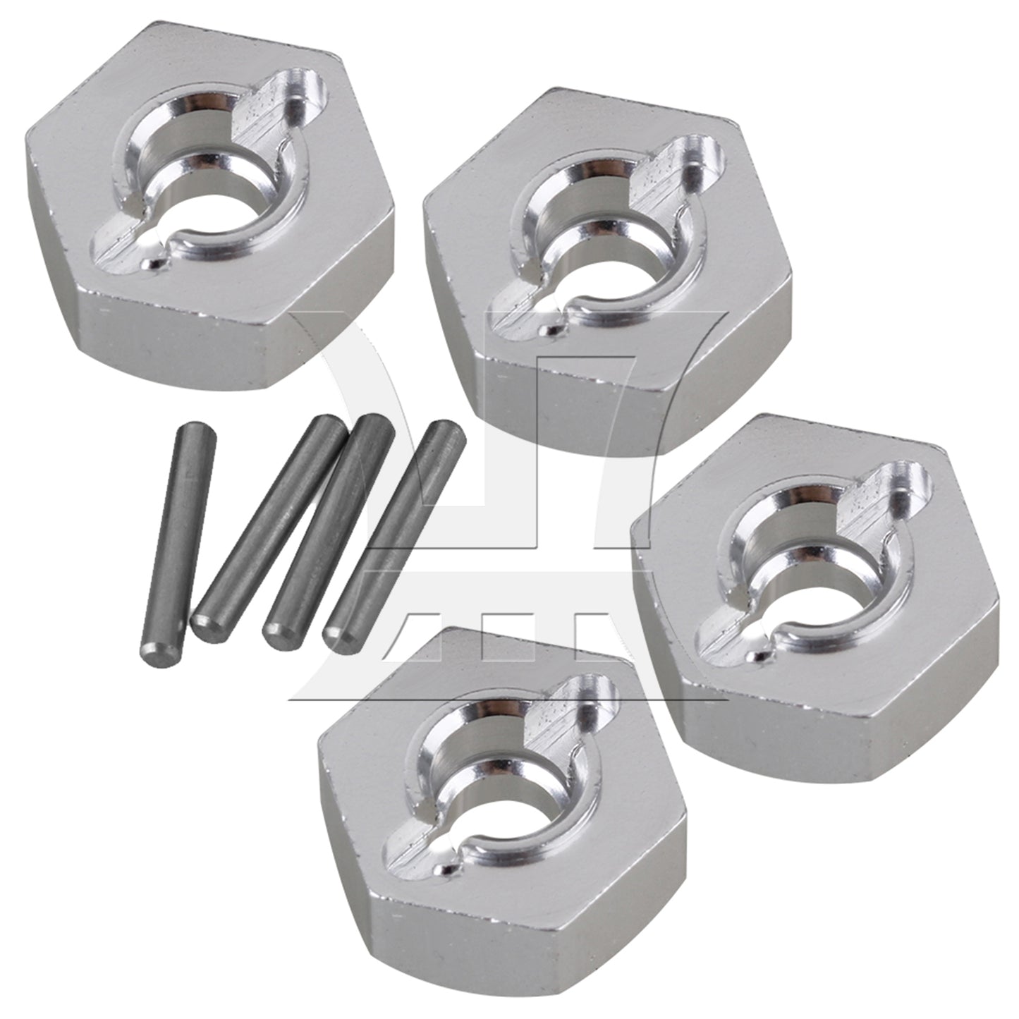 BQLZR  12mm Al. Wheel Hex Replacement for AXIAL 90026 RC 1:10 Rock Crawler