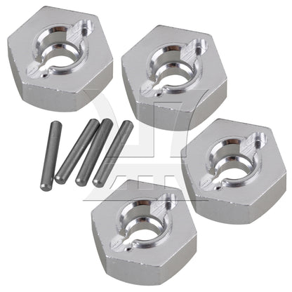 BQLZR  12mm Al. Wheel Hex Replacement for AXIAL 90026 RC 1:10 Rock Crawler