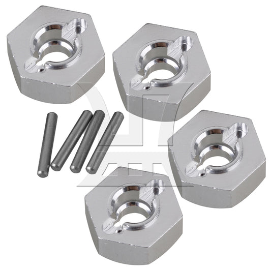 BQLZR  12mm Al. Wheel Hex Replacement for AXIAL 90026 RC 1:10 Rock Crawler