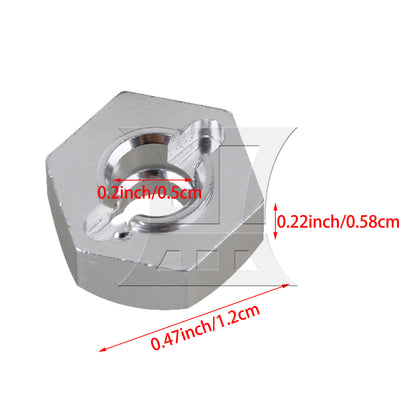 BQLZR  12mm Al. Wheel Hex Replacement for AXIAL 90026 RC 1:10 Rock Crawler