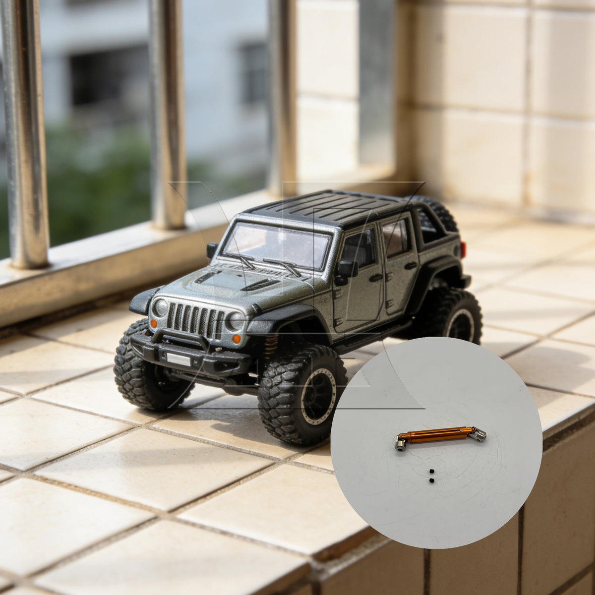 BQLZR 2x Aluminum RC1:10 Rock Crawler 180011OR Driven Dogbone