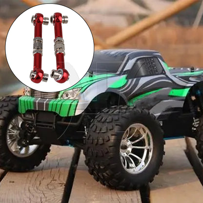 BQLZR 102017R RC1:10 Model Car Linkages Steering Red Pack of 2