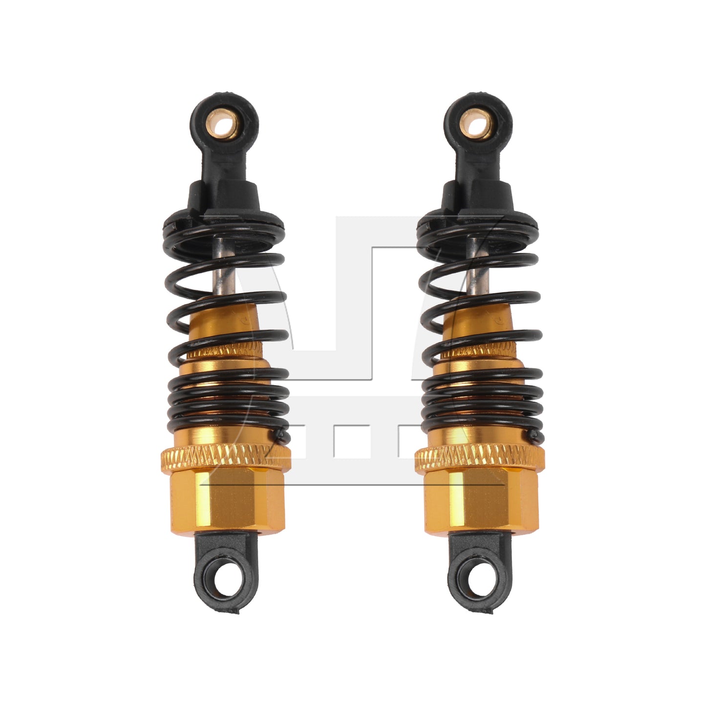 BQLZR 2pcs Upgrade Parts 102004Y RC1:10 Shock Absorber Yellow