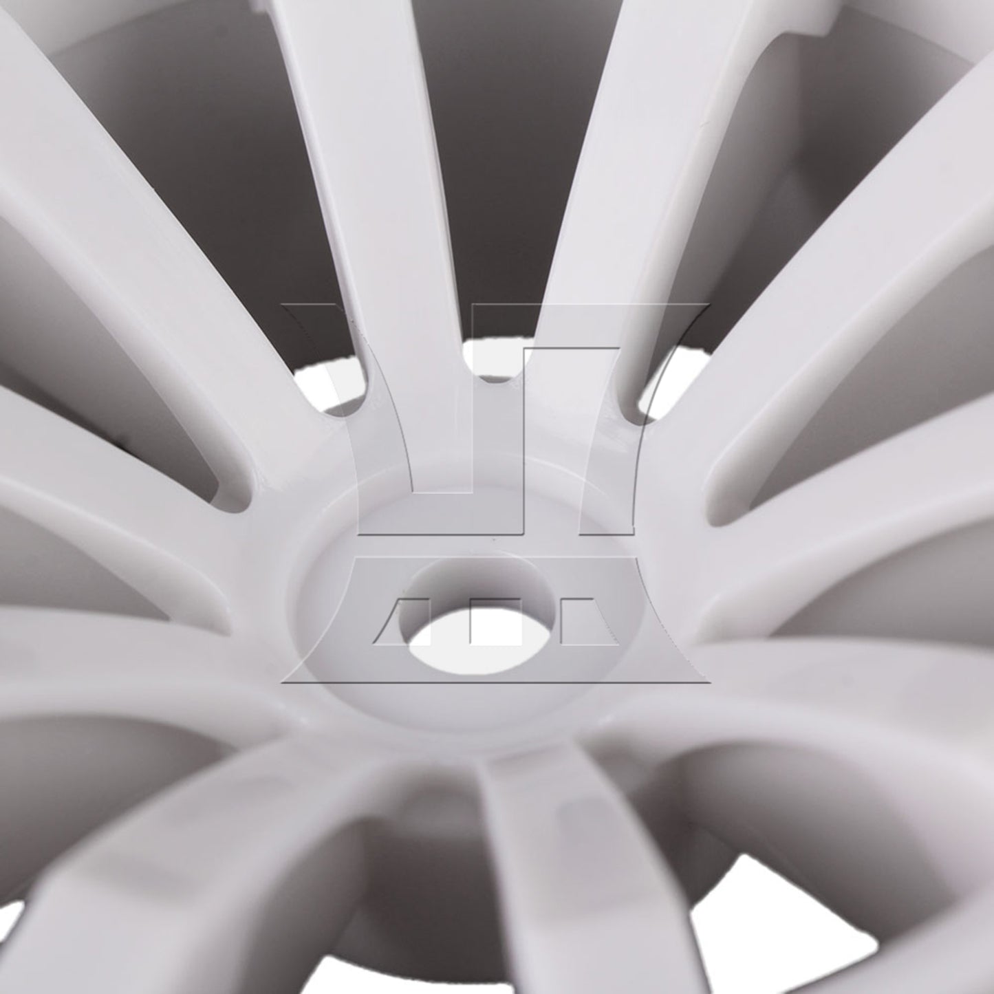 BQLZR Plastic 10-Spoke Wheel Rim for RC1:10 On Road Racing Car Set of 4 White