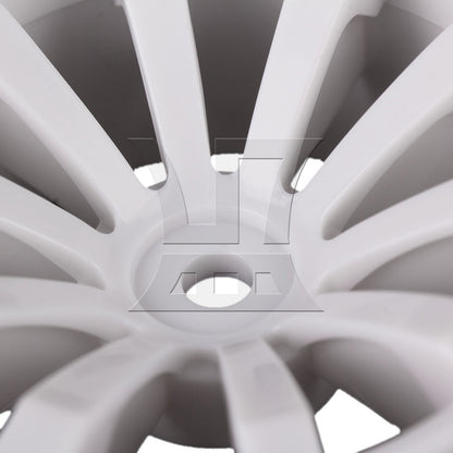 BQLZR Plastic 10-Spoke Wheel Rim for RC1:10 On Road Racing Car Set of 4 White