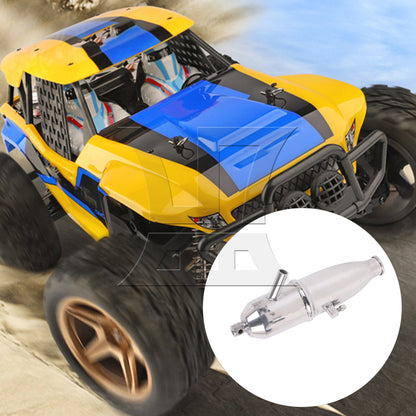 BQLZR Aluminum Alloy Exhaust Tube Upgrade Parts for RC 1:10 W10001 Model Car