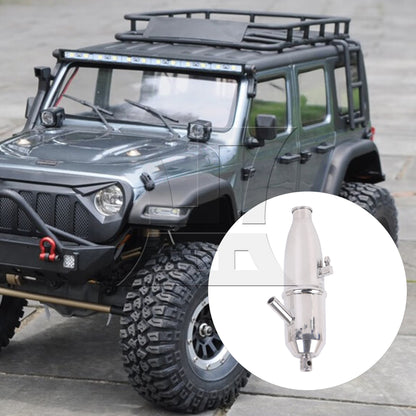BQLZR Aluminum Alloy Exhaust Tube Upgrade Parts for RC 1:10 W10001 Model Car