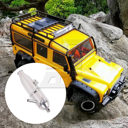 BQLZR Aluminum Alloy Exhaust Tube Upgrade Parts for RC 1:10 W10001 Model Car