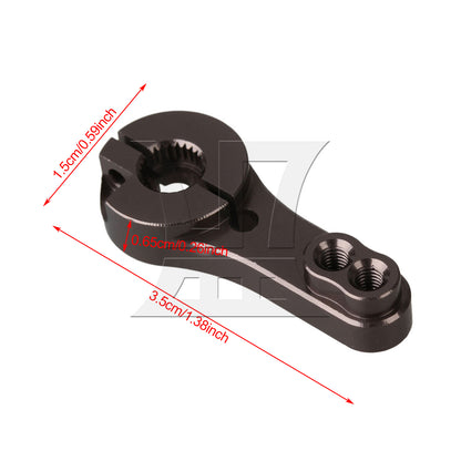 BQLZR Aluminum Servo Horn Arm for RC1:10 1:8 Model Car N10064 Titanium Upgrade 25T