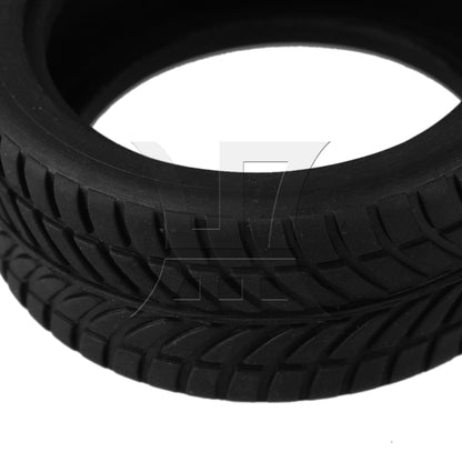 BQLZR Black Rubber Tyre for RC 1:10 On Road Racing Car Model Car Spare Parts Tire
