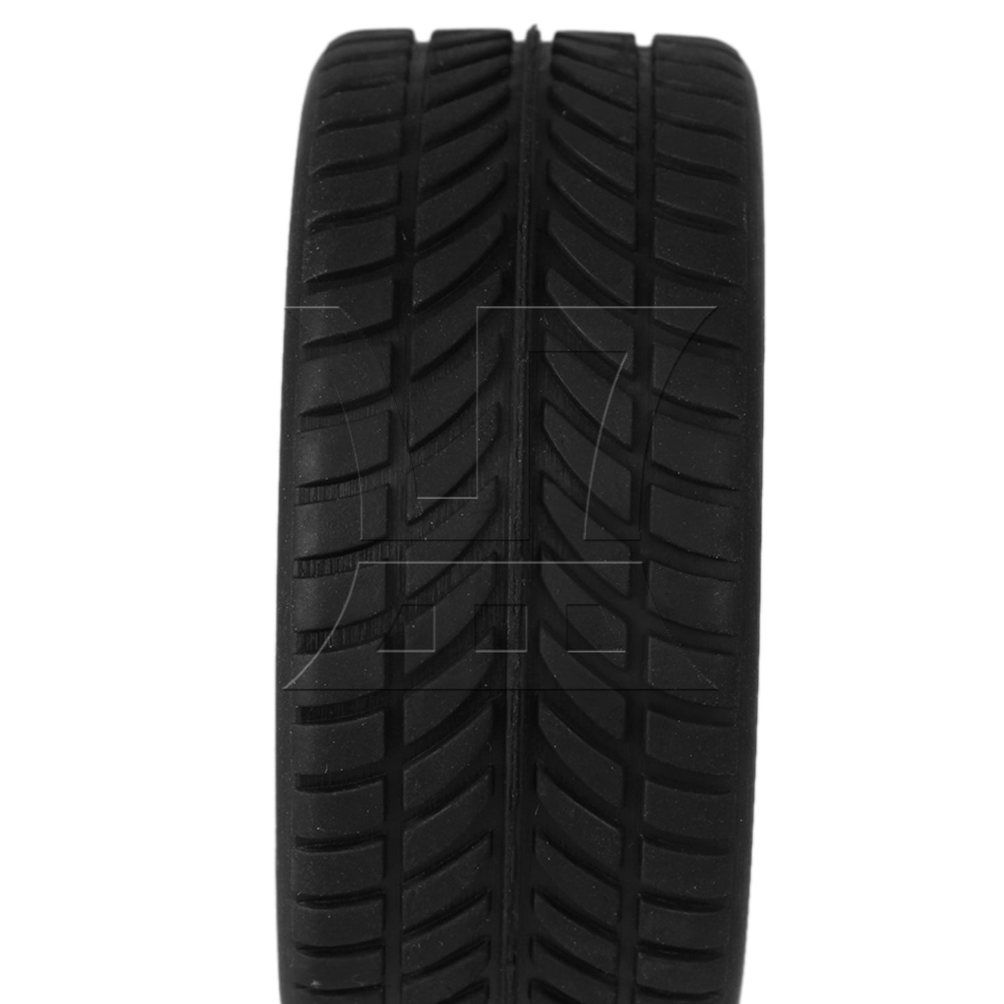 BQLZR Black Rubber Tyre for RC 1:10 On Road Racing Car Model Car Spare Parts Tire