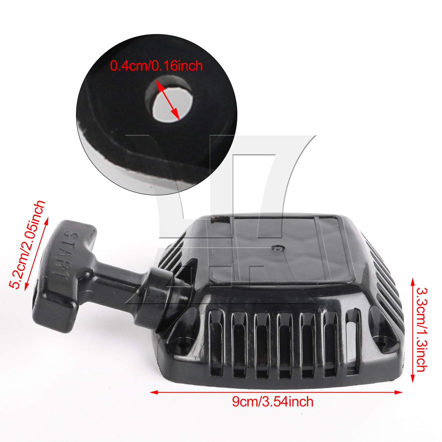 BQLZR Black D10056 RC 1:5 Model Car Metal Pull Starter 23/26/29/30CC Engine Parts