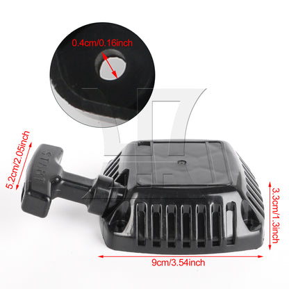 BQLZR Black D10056 RC 1:5 Model Car Metal Pull Starter 23/26/29/30CC Engine Parts
