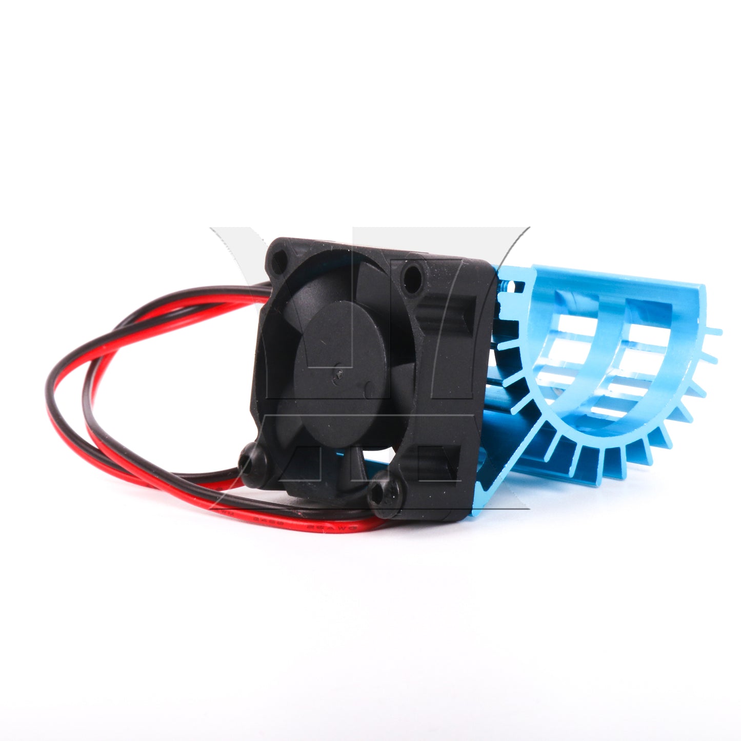 BQLZR Blue Aluminum 308006 Heat Sink Stock 380 Motor Cooling Fan for RC Car