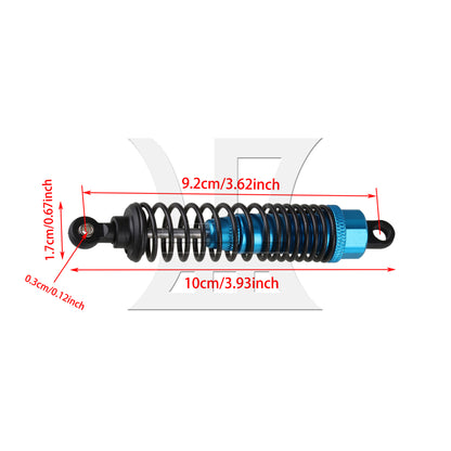 BQLZR 2 x Aluminum Model F106004B Shock Absorber for RC 1:10 Off Road Car Upgrade