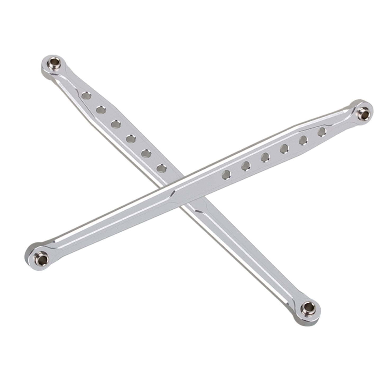 BQLZR SCX0007S Silver Alloy Suspension Link Replacement for AXIAL RC1:10 Mode