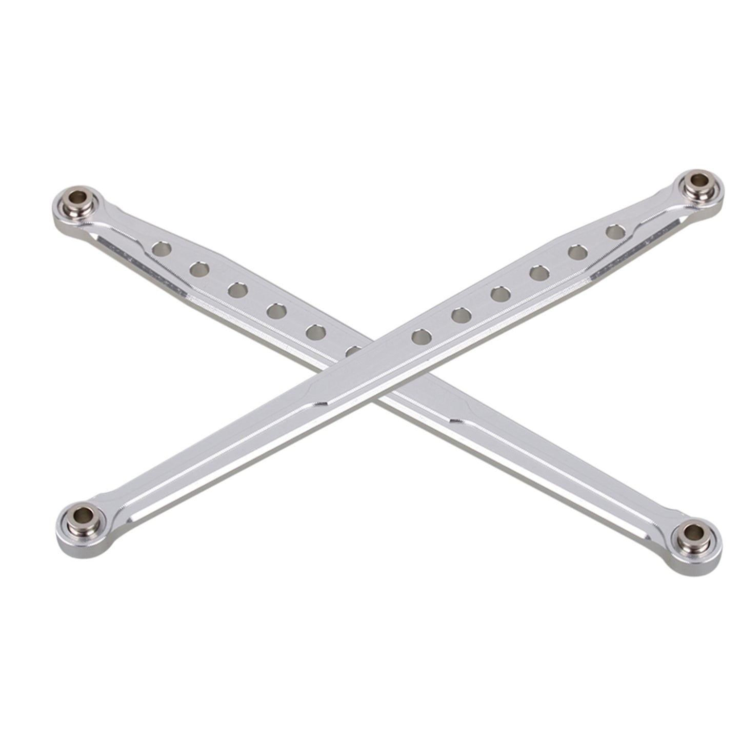 BQLZR SCX0007S Silver Alloy Suspension Link Replacement for AXIAL RC1:10 Mode