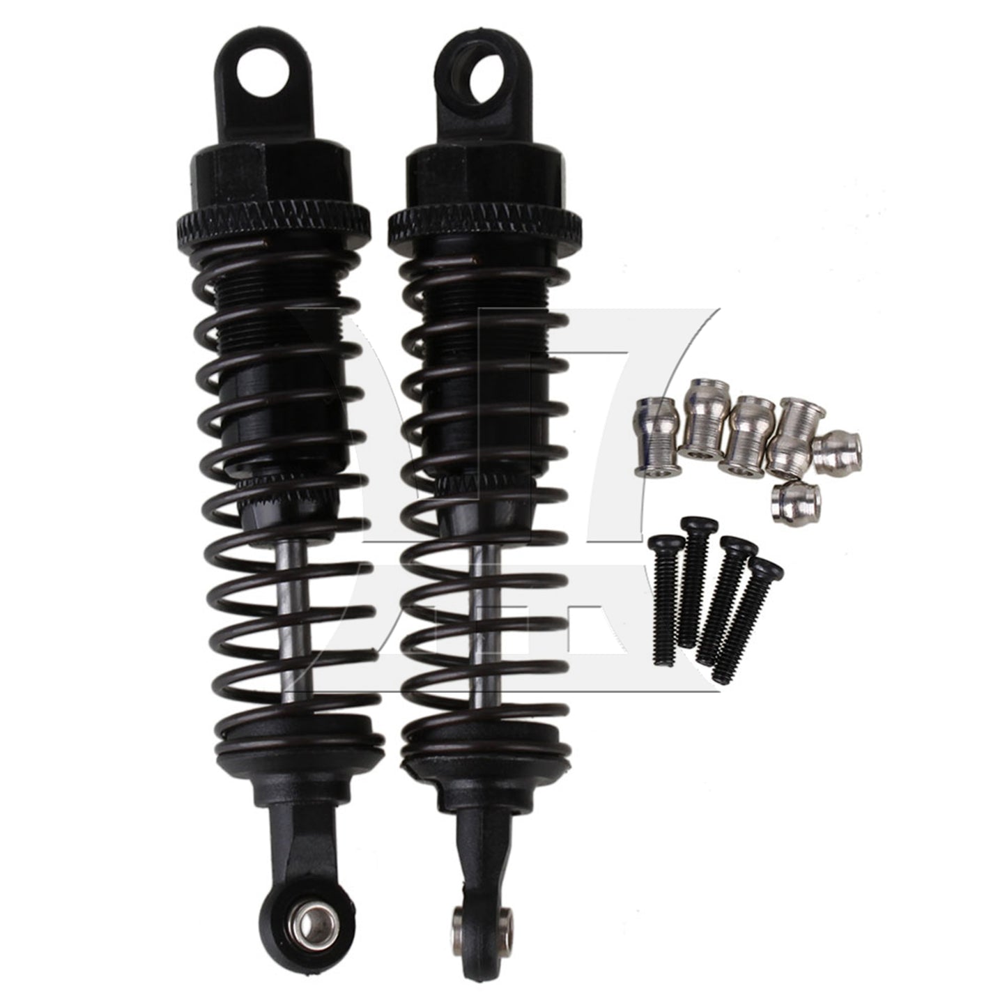 BQLZR 2x Black 68mm Length 15mm Width Alloy A285004BL Shock Absorber for RC 1:16 Car