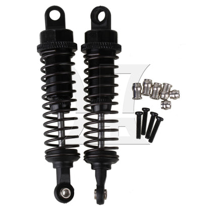 BQLZR 2x Black 68mm Length 15mm Width Alloy A285004BL Shock Absorber for RC 1:16 Car