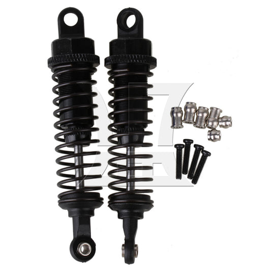BQLZR 2x Black 68mm Length 15mm Width Alloy A285004BL Shock Absorber for RC 1:16 Car
