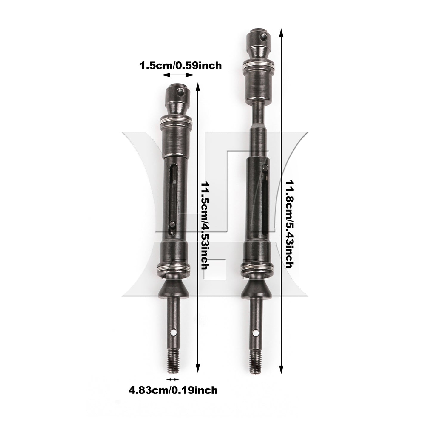 BQLZR Titanium Color Rear Universal Driven Dogbone Replacement Parts