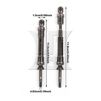 BQLZR Titanium Color Rear Universal Driven Dogbone Replacement Parts