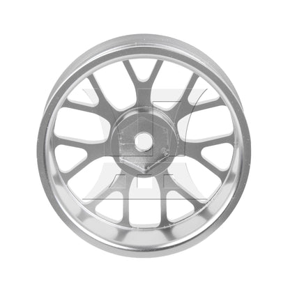 BQLZR Silver Alloy Upgrade Wheel Rims Y-Shape for RC1:10 On Road Car & Drift Car