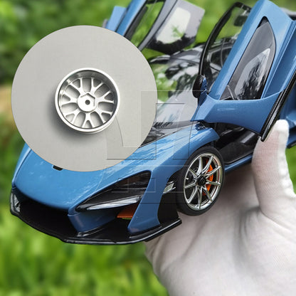 BQLZR Silver Alloy Upgrade Wheel Rims Y-Shape for RC1:10 On Road Car & Drift Car