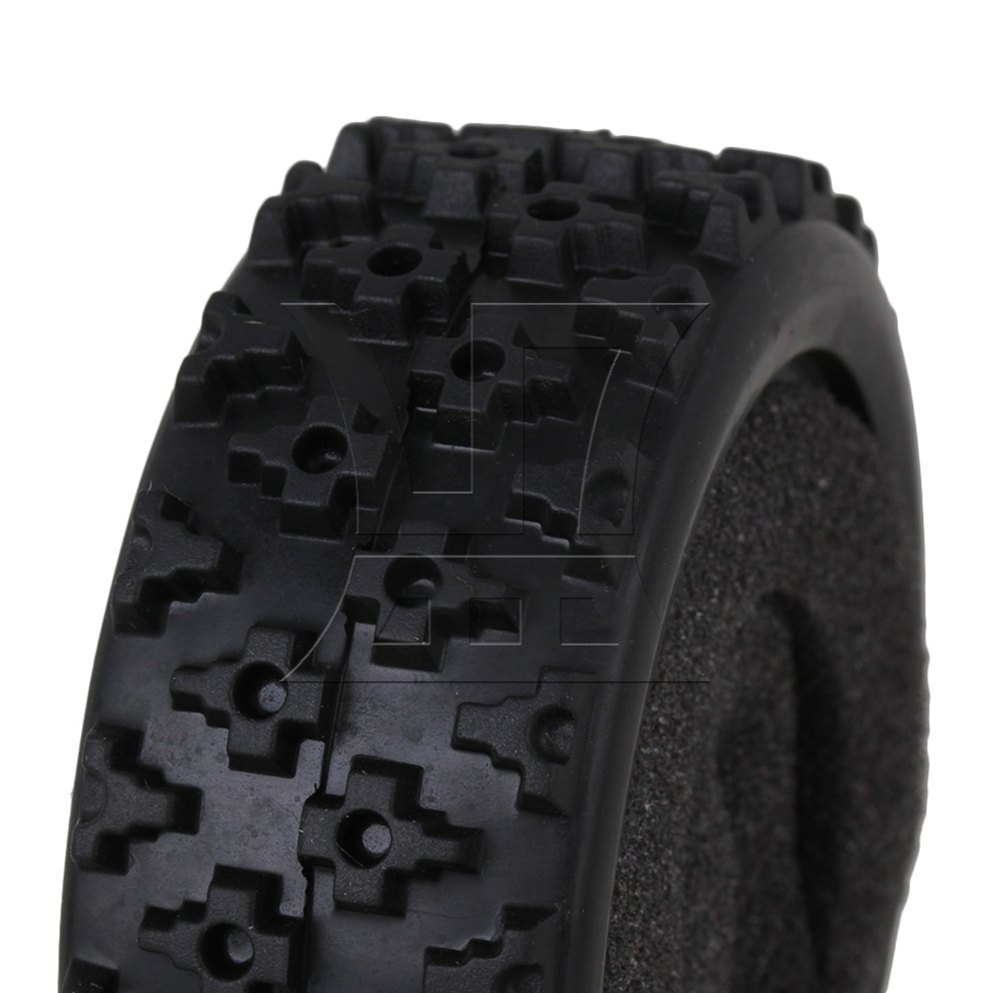 BQLZR 4xRC1:10 On-road Car Flower Pattern Rubber Tyre+Titanium Y-Shape Alloy Wheel Rim