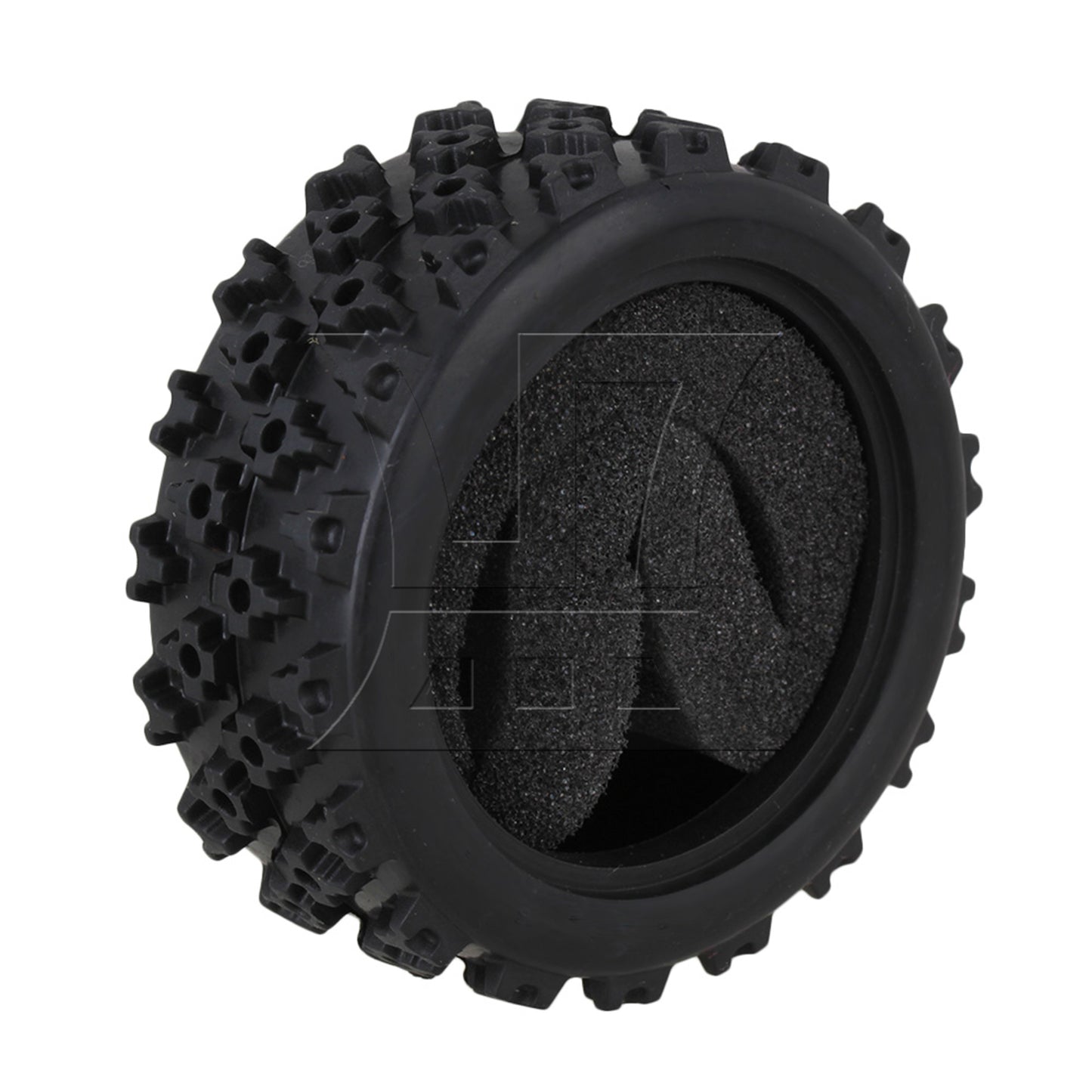 BQLZR 4xRC1:10 On-road Car Flower Pattern Rubber Tyre+Titanium Y-Shape Alloy Wheel Rim