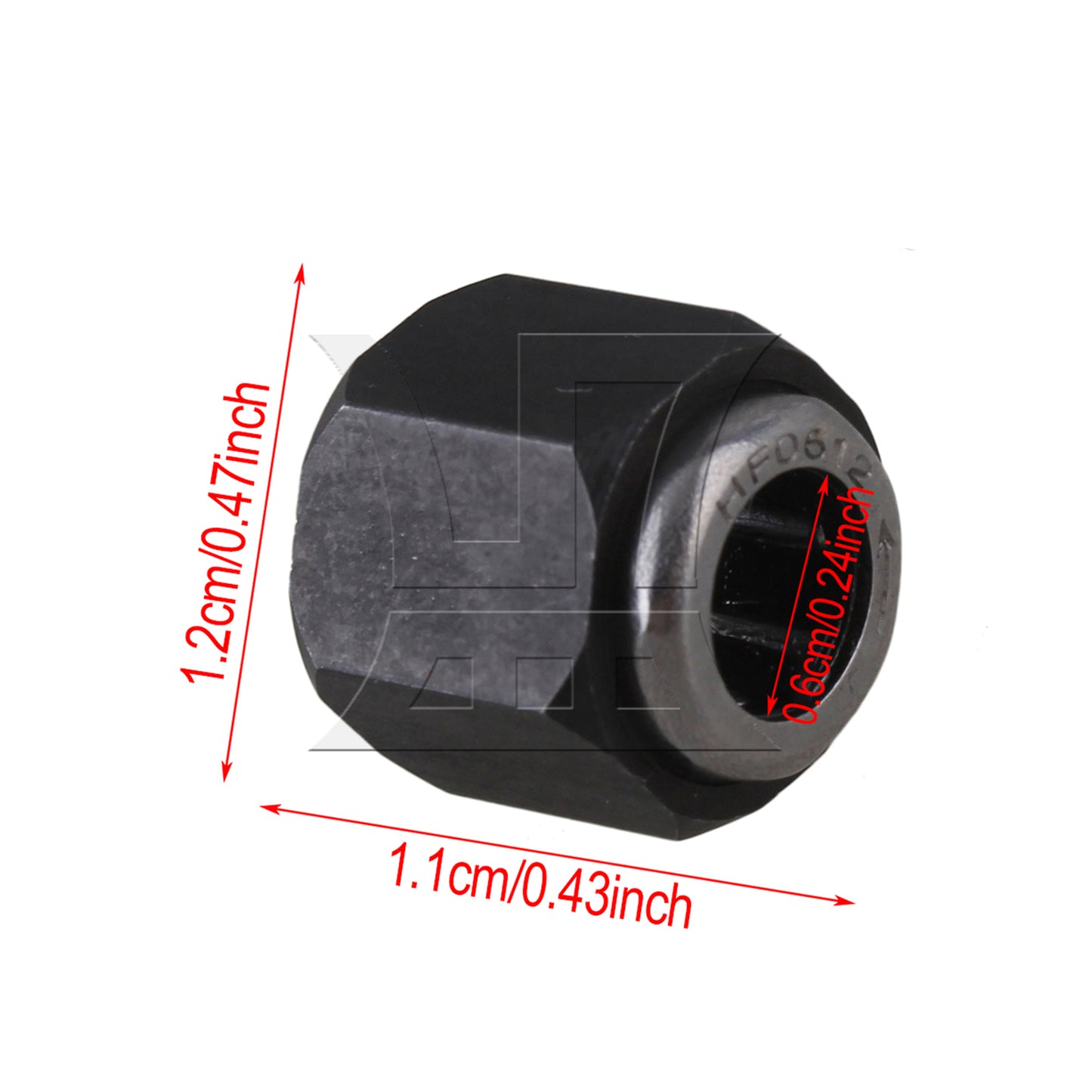 BQLZR Pull Start T10045 Hex Nut Single Way Bearing for RC1:10 Car 12 x 6mm BQLZR