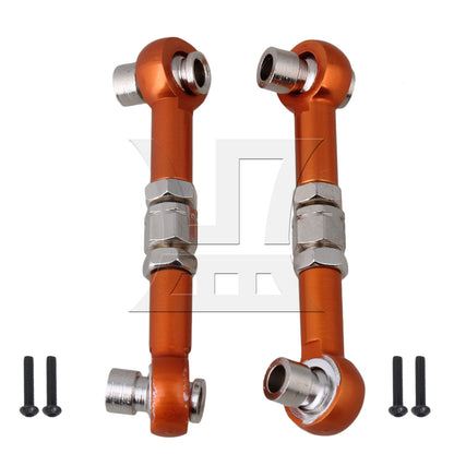 BQLZR 2xBQLZR Orange RC1:10 Servo Link for HPI RS4 SPORT3 On Road Racing Car Upgrade