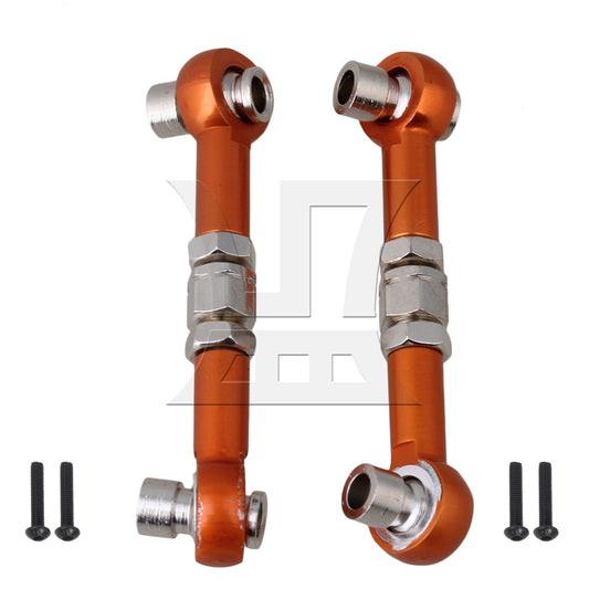 BQLZR 2xBQLZR Orange RC1:10 Servo Link for HPI RS4 SPORT3 On Road Racing Car Upgrade