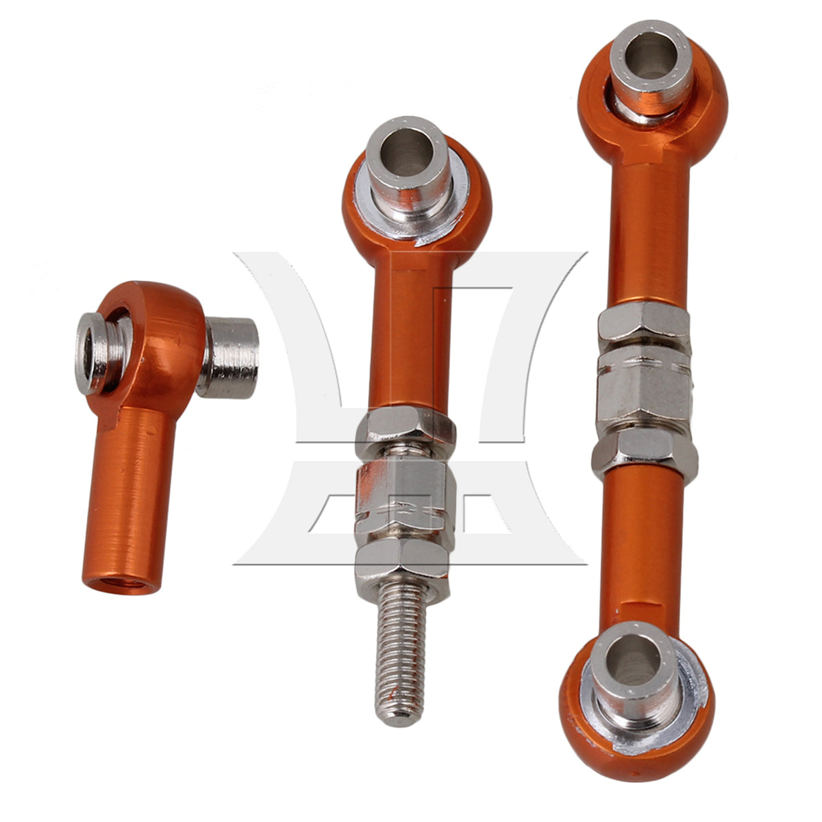 BQLZR 2xBQLZR Orange RC1:10 Servo Link for HPI RS4 SPORT3 On Road Racing Car Upgrade