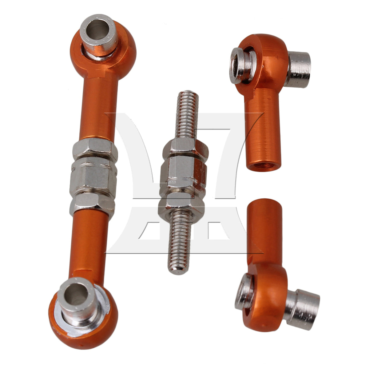 BQLZR 2xBQLZR Orange RC1:10 Servo Link for HPI RS4 SPORT3 On Road Racing Car Upgrade