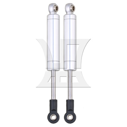 BQLZR 2 Pieces RC1:10 Model Car Alloy Shock Absorber 92mm Length Silver 75003S