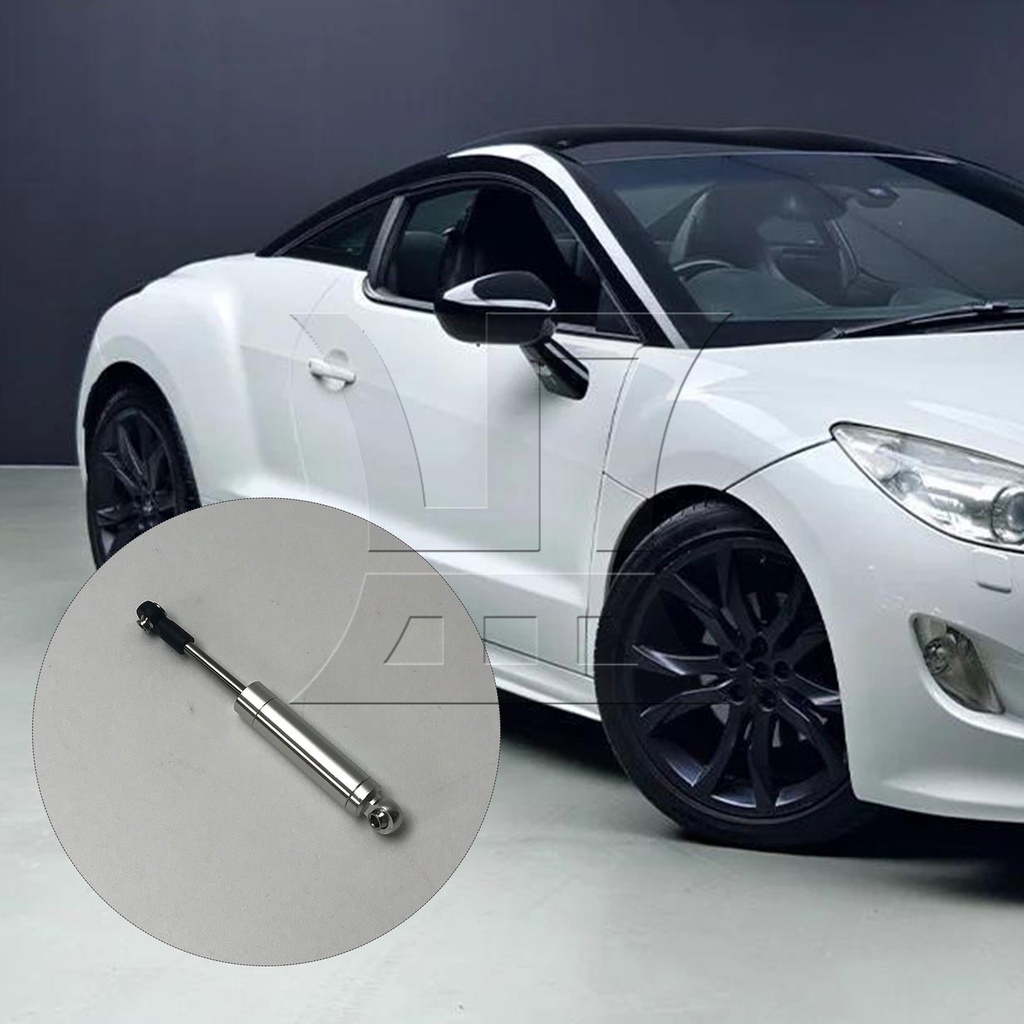 BQLZR 2 Pieces RC1:10 Model Car Alloy Shock Absorber 92mm Length Silver 75003S