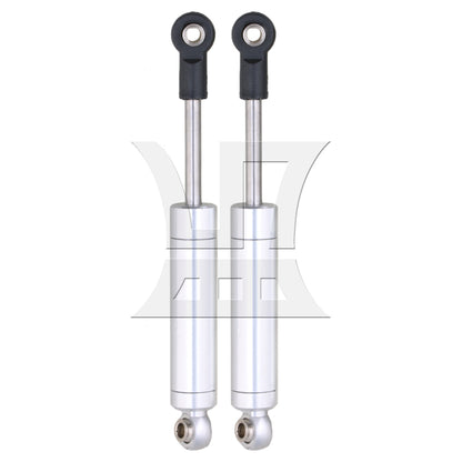 BQLZR 2 Pieces RC1:10 Model Car Alloy Shock Absorber 92mm Length Silver 75003S