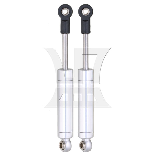 BQLZR 2 Pieces RC1:10 Model Car Alloy Shock Absorber 92mm Length Silver 75003S