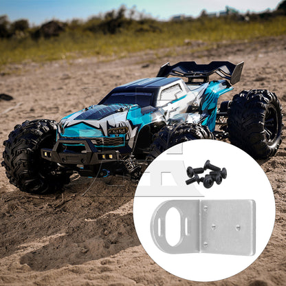 BQLZR Silver Aluminum Alloy RC1:18 380 390 Motor Adjustable Mount Bracket A580051