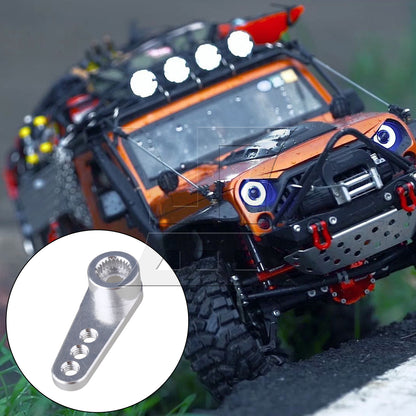 BQLZR Silver Upgrade N10086s 25T Steering Servo Horn Arms for RC1:8 Model Car