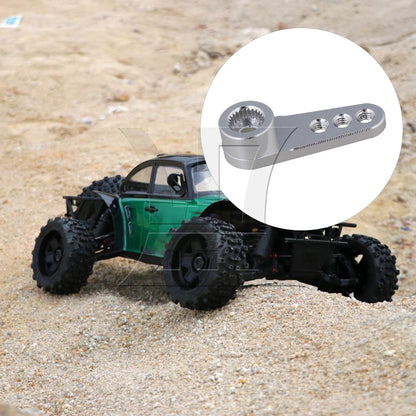 BQLZR Silver Upgrade N10086s 25T Steering Servo Horn Arms for RC1:8 Model Car