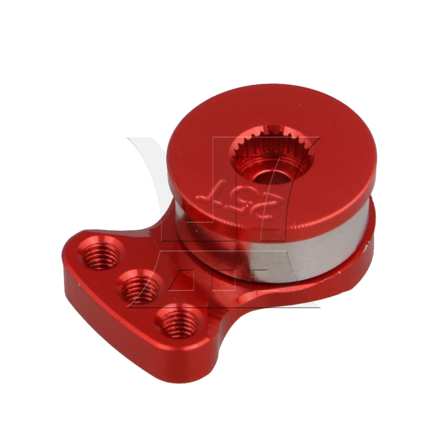 BQLZR Red RC1:8 1:10 1:16 Car Alloy Steering Servo Horn Arm N10220 25T