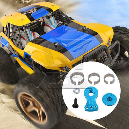 BQLZR Blue 25T N10220B Steering Servo Horn Arm for RC1:8 1:10 1:16 Model Car