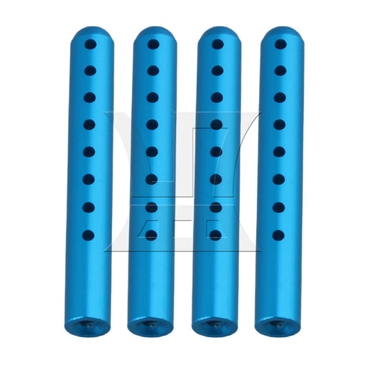 BQLZR A580061 RC1:18 Blue Alloy Body Post Mounts Replacement for WL Road Car Parts