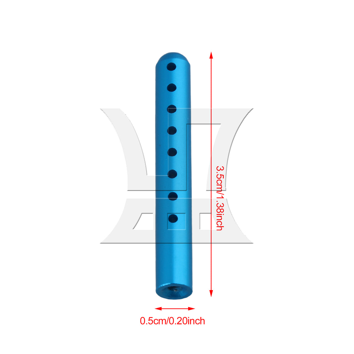 BQLZR A580061 RC1:18 Blue Alloy Body Post Mounts Replacement for WL Road Car Parts