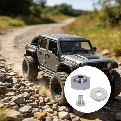 BQLZR 4xBQLZR Titanium Aluminum Alloy 12mm to 17mm Hex Adapter N10237 for RC1;10 Car