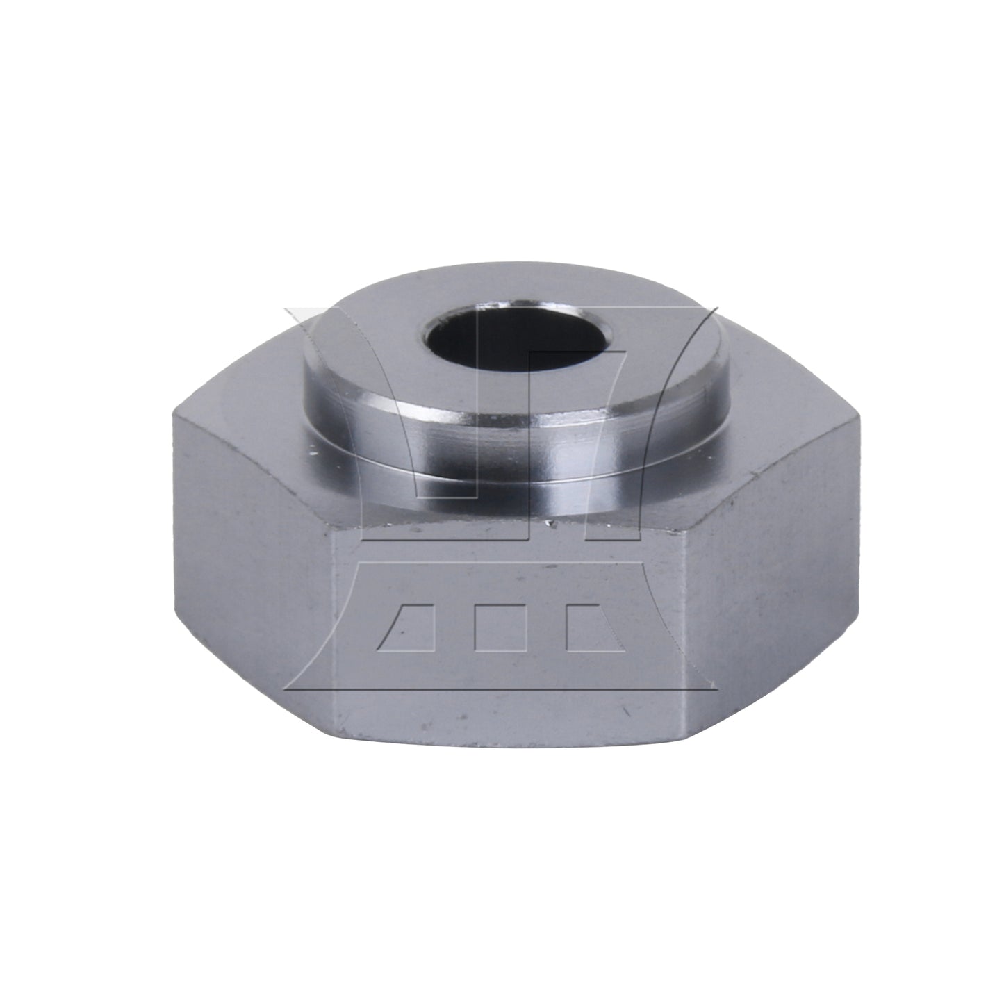 BQLZR 4xBQLZR Titanium Aluminum Alloy 12mm to 17mm Hex Adapter N10237 for RC1;10 Car