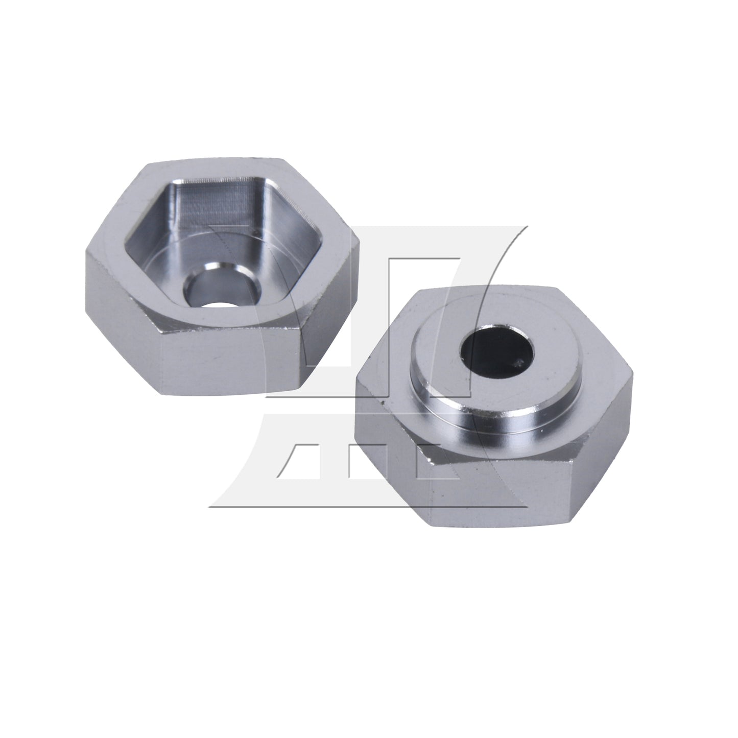 BQLZR 4xBQLZR Titanium Aluminum Alloy 12mm to 17mm Hex Adapter N10237 for RC1;10 Car