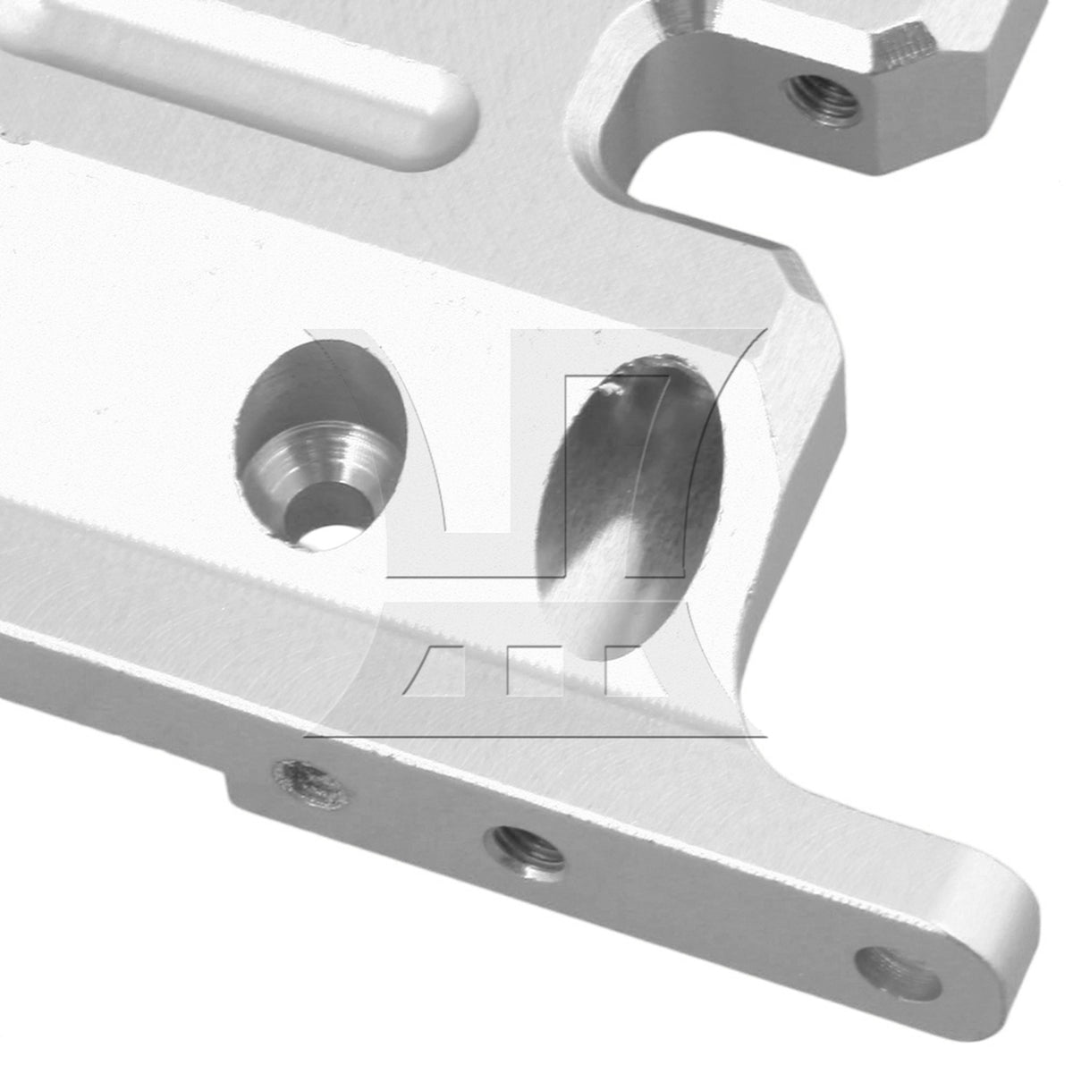 BQLZR RC1:10 Alloy Center Skid Transmission Plate Replacement for AXIAL SCX10 4WD